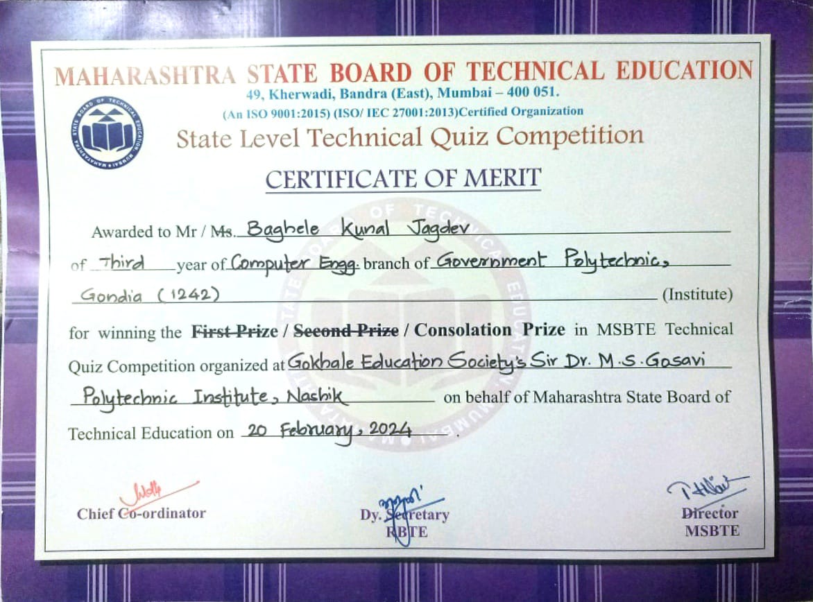 Certificate 2